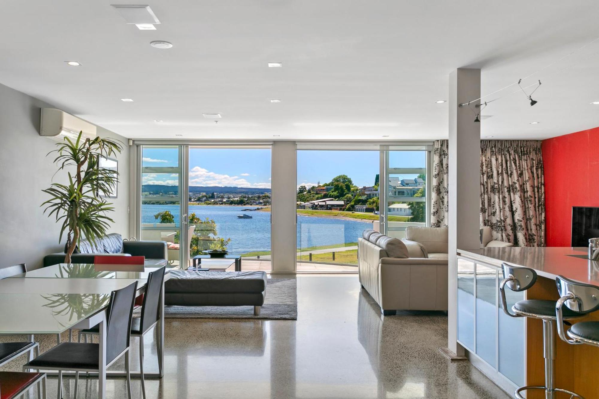 Waimahana Apartments Lago Lago Taupo Exterior foto
